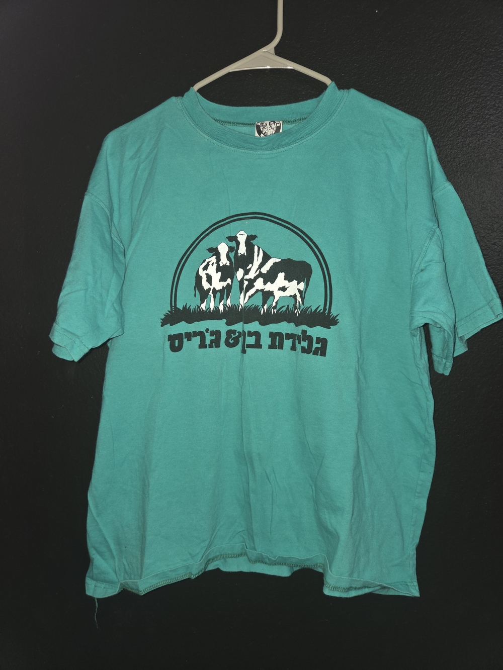 Vintage Ben & Jerry's Israel Cows Ice Cream Shirt XL